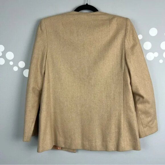 Vintage Panther Wool Blend One-Button Blazer Jacket Size 11/12 - Picture 7 of 7